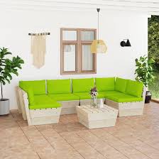 Sofá de Jardín Higsose: Muebles de Palets para Exterior