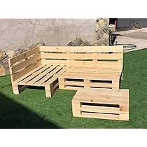 Conjunto Rincón con Palets Europeos y Mesa - 2m x 1.2m