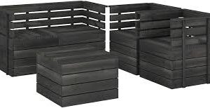 Conjunto de Muebles de Jardín en Palets