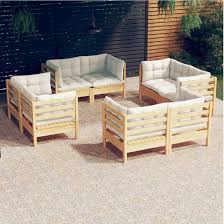 Conjunto de Muebles de Patio Gecheer: Sillones y Taburetes