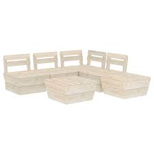 Sofá de Jardín de Palets Tidyard - Set de 7 Piezas