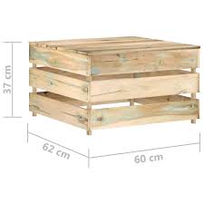 Mesa de Jardín de Madera de Pino Susany