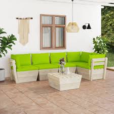 Conjunto de Muebles de Jardín Higsose: 6 Piezas con Cojines