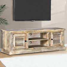 Mueble TV de Madera Maciza de Mango - ARKEM