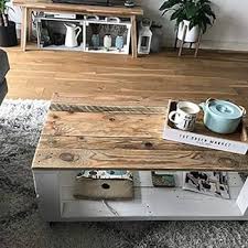Mesa de Centro de Palets con Almacenamiento