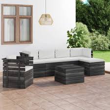 Muebles de Jardín de Palets: Sillas y Mesa Exterior